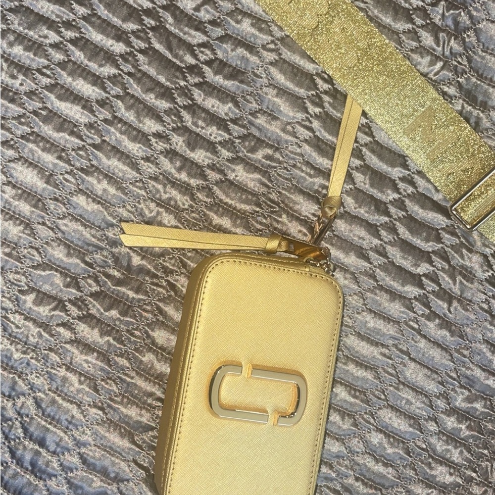 Marc jacobs snapshot bag gold